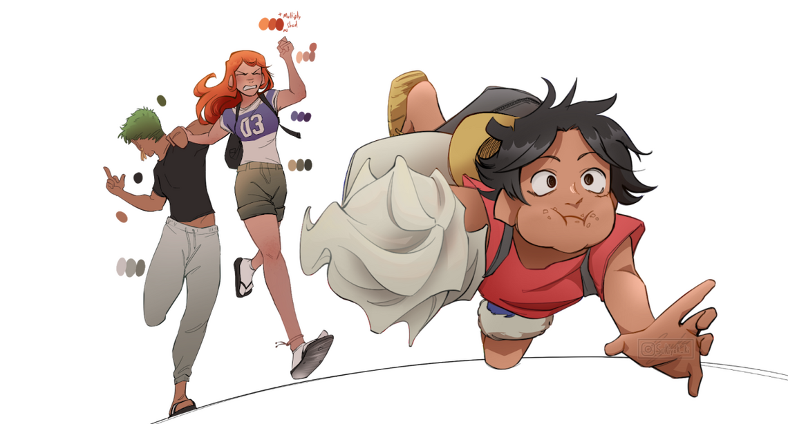 Romance Dawn trio
